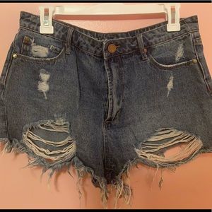 Articles of Society denim shorts